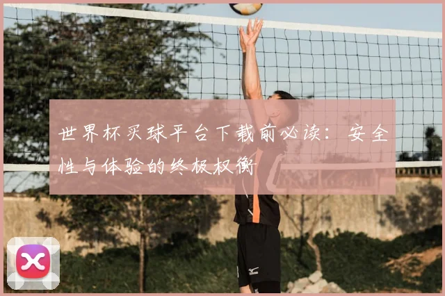 世界杯买球平台下载前必读：安全性与体验的终极权衡